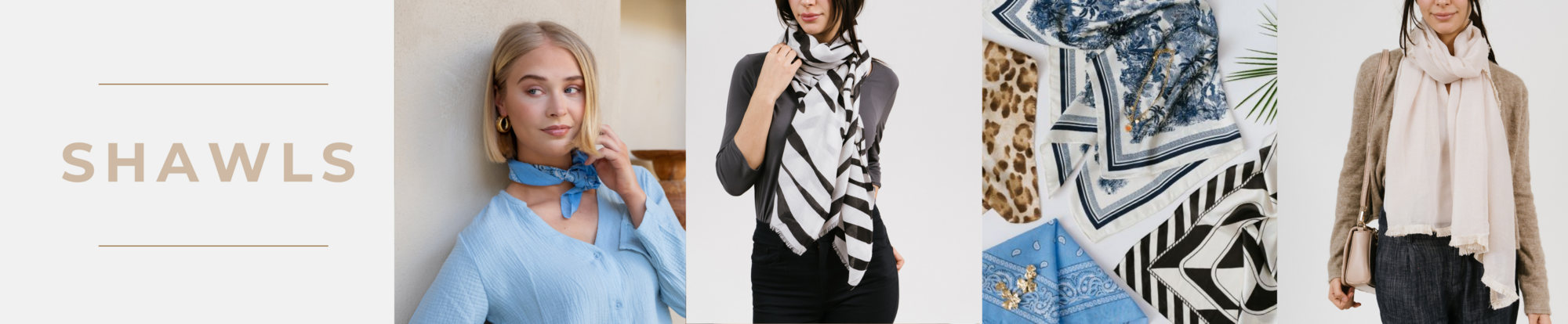 Sjaals met dierenprint