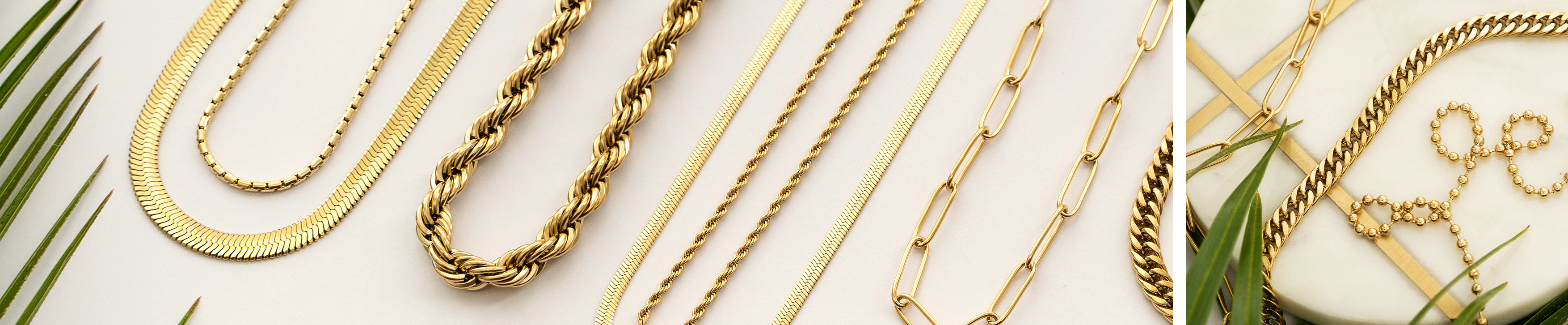 Basic chains - gold