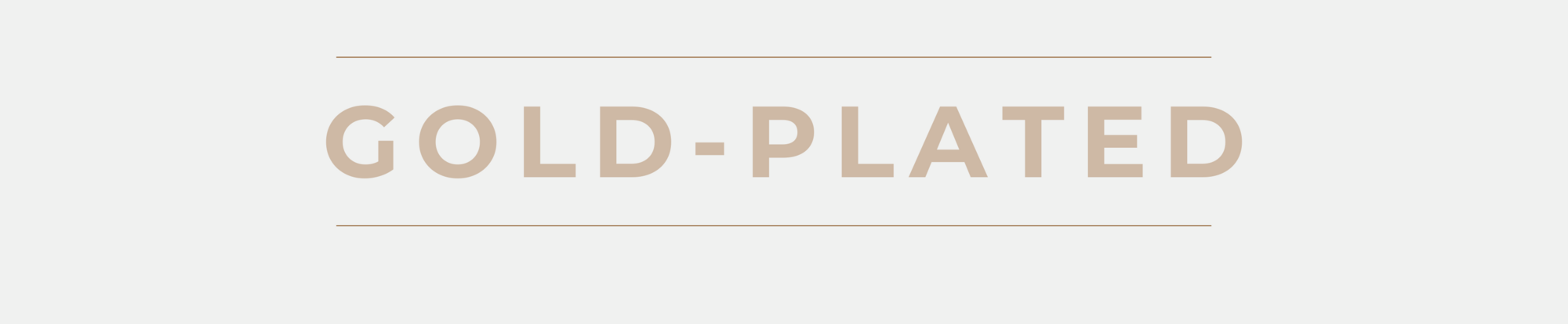 Goldplated