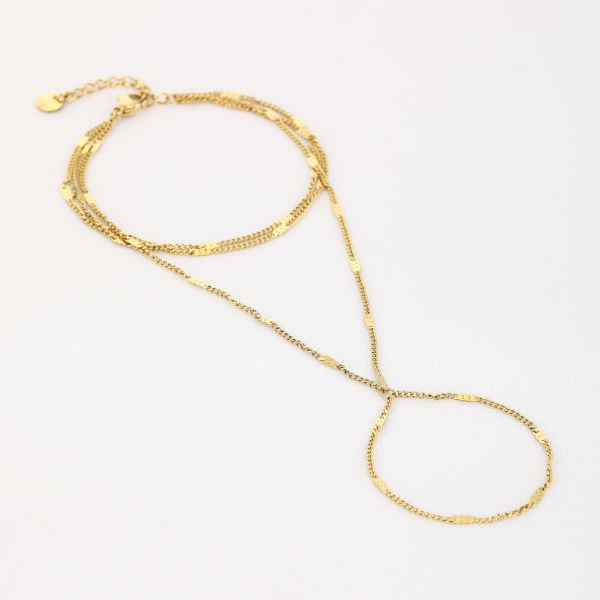 JE17299 - GOLD - HAND ARMBAND/KETTING