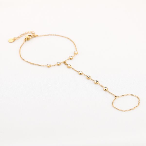 JE19751 - GOLD - HAND ARMBAND/KETTING