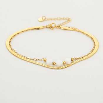 JE15129 - GOLD - ENKELBANDJE