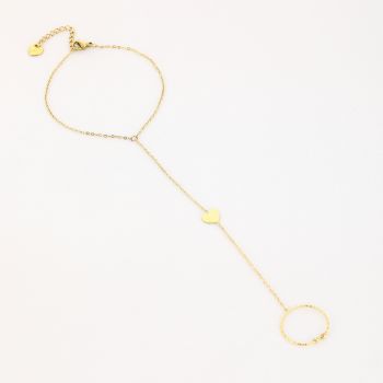 JE17298 - GOLD - Armband met ring