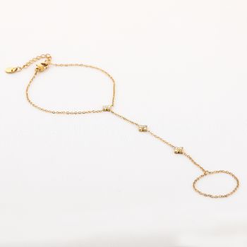 JE19753 - GOLD - HAND ARMBAND/KETTING