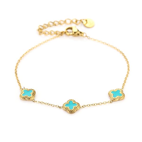 JE14110 - TURQUOISE/GOLD
