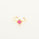 JE14109 - FUSHIA/GOLD