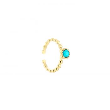 JE12885 - TURQUOISE/GOLD