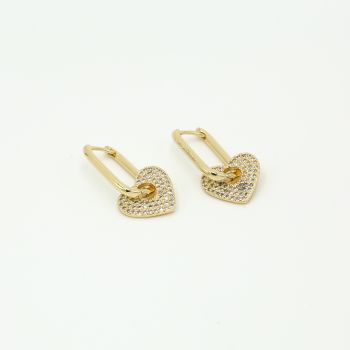 JE13142 - GOLD/WHITE - Goldplated