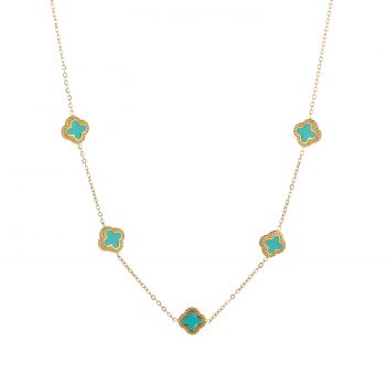 JE14111 - TURQUOISE/GOLD