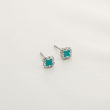 JE14419 - TURQUOISE/SILVER