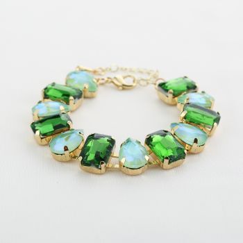 JE14729 - GREEN - Goldplated