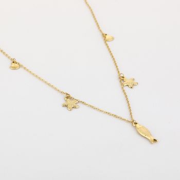 JE17705 - GOLD - Buik Ketting