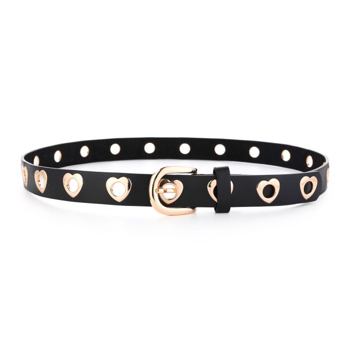 17417 - BLACK/GOLD - PAKKET 12 stuks