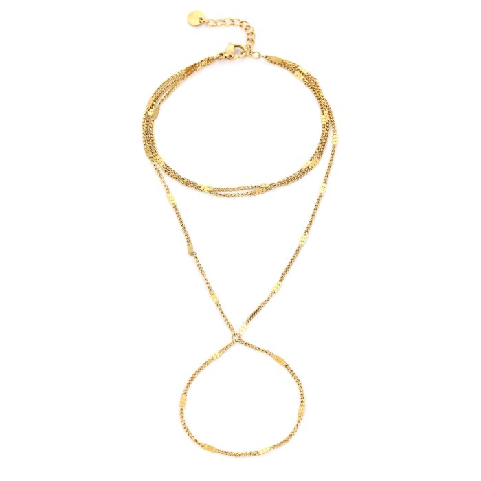 JE17299 - GOLD - Armband met ring