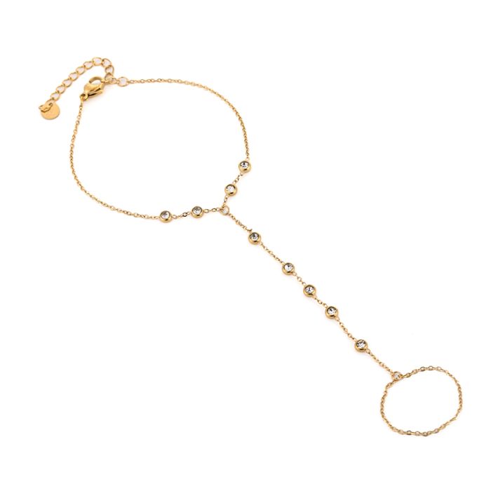 JE19751 - GOLD - HAND ARMBAND/KETTING