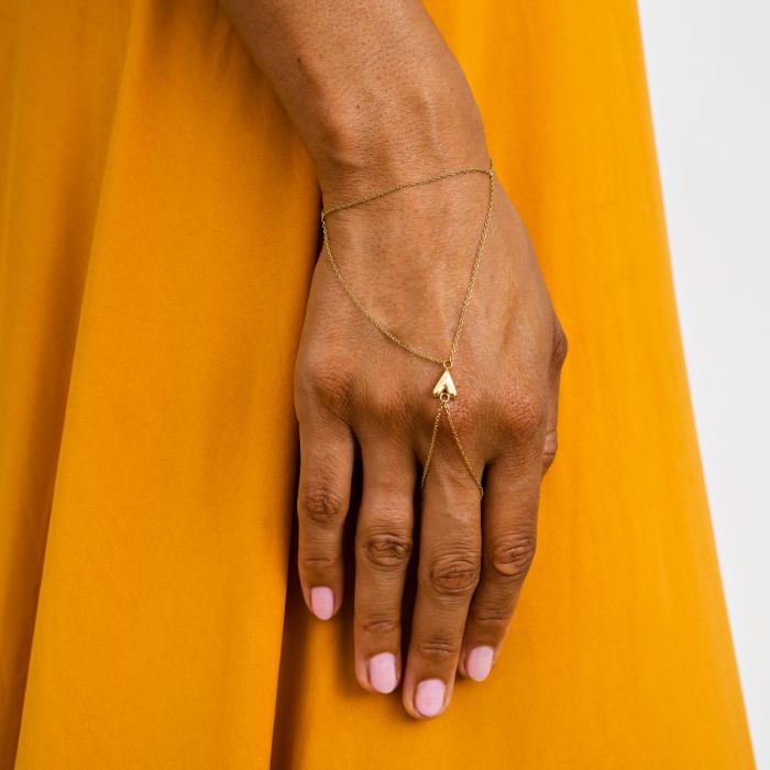 JE17607 - GOLD - HAND ARMBAND/KETTING